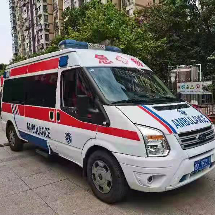 阳原长途救护车护送病人返乡